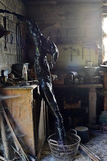 A bizarre sculpture
