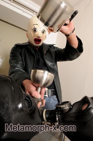 In the steel barrel
