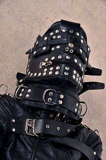 Stick in leather