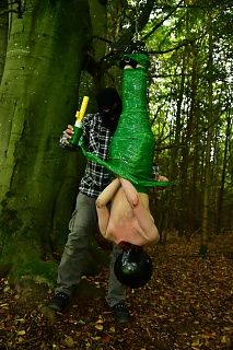 The mummy in the forest